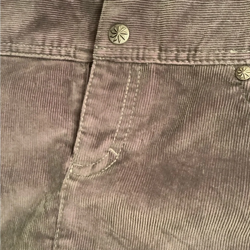Athleta Vintage Ridge‎ corduroy mini skirt size 8 Lavender